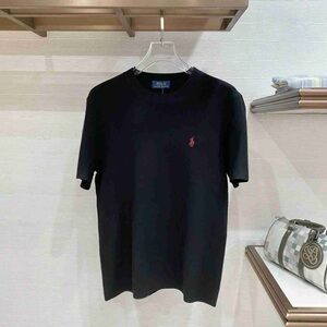Polo Ralph Lauren Navy Tee with Red Emblem